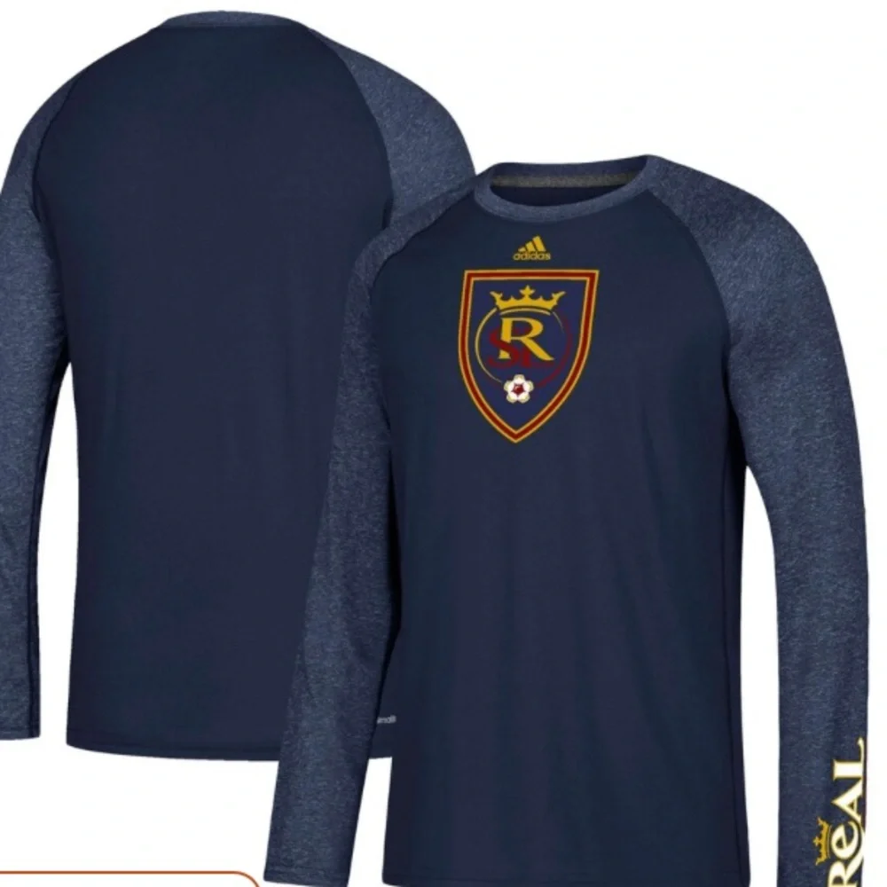 Adidas Mens MLS Real Salt Lake Soccer Climalite Ultimate T-Shirt size small